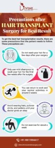 precautions after hair transplant surgery