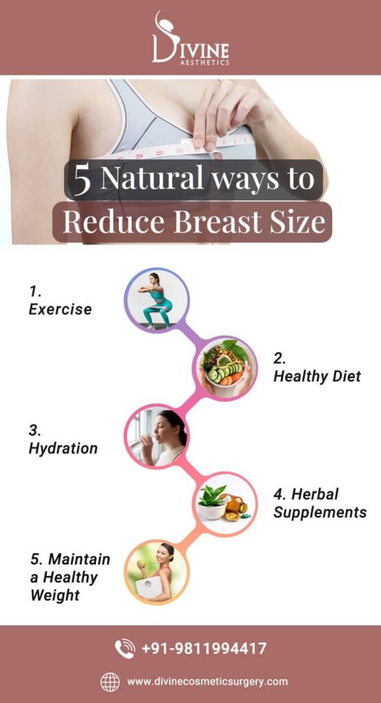 5 Natural Ways To Reduce Breast Size